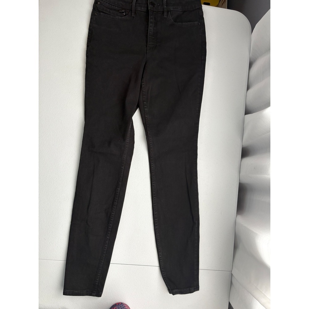 Athleta Flex Ultra Skinny Black Jeans Womens Size 6 High Rise Denim Pants‎